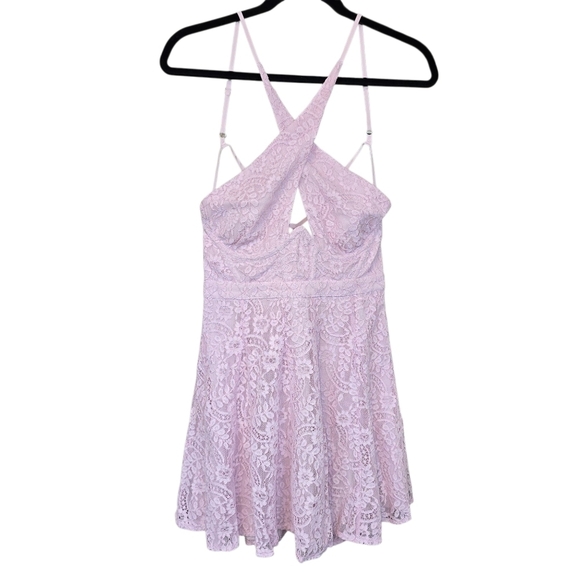 For Love And Lemons Carmela Mini Dress Purple NWT - Picture 4 of 16